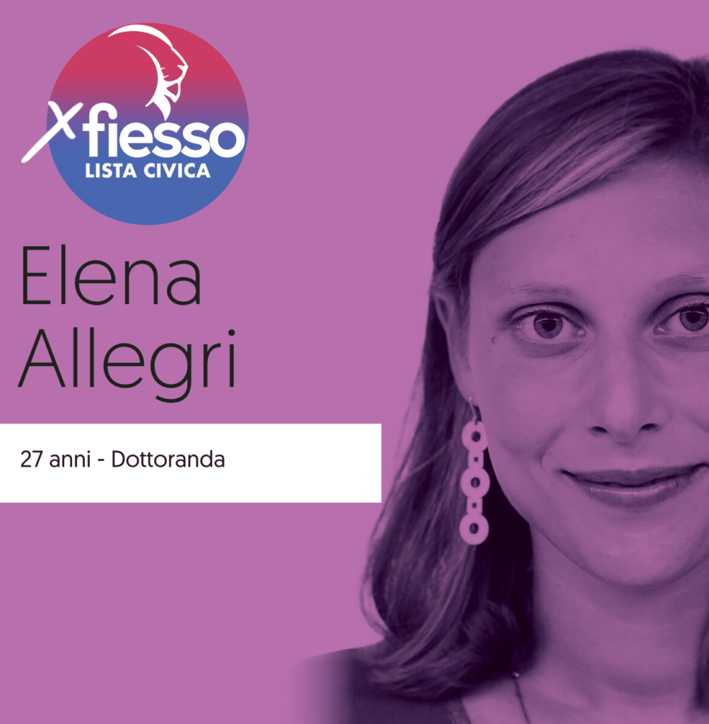Elena Allegri per la lista civica PerFiesso
